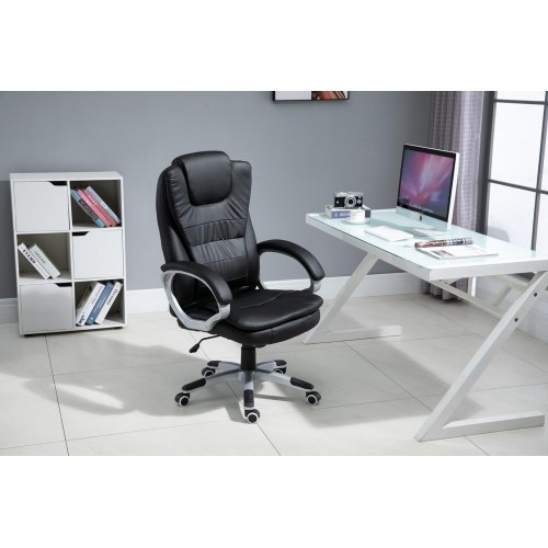 Kontorstol med massage og varme – Activejet YK7304, sort