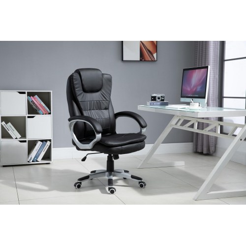Kontorstol med massage og varme – Activejet YK7304, sort
