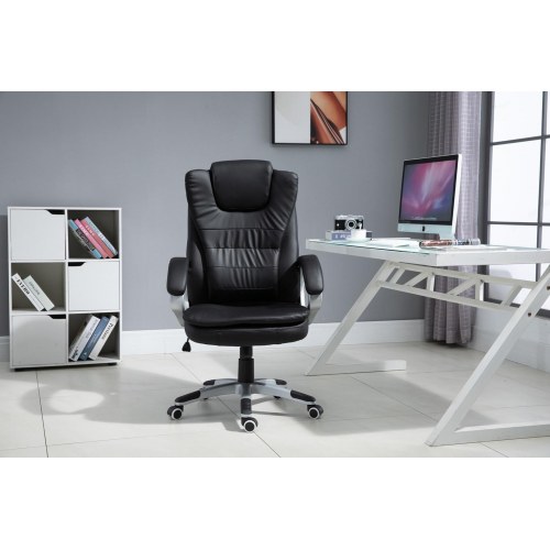 Kontorstol med massage og varme – Activejet YK7304, sort