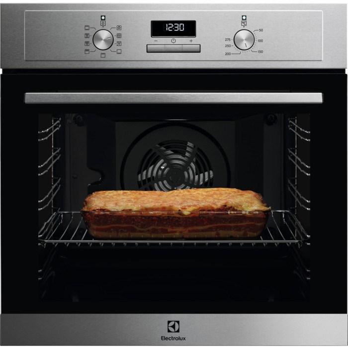Indbygningsovn Electrolux EOF3H40X - 72 l, varmluft, grill, damp billede