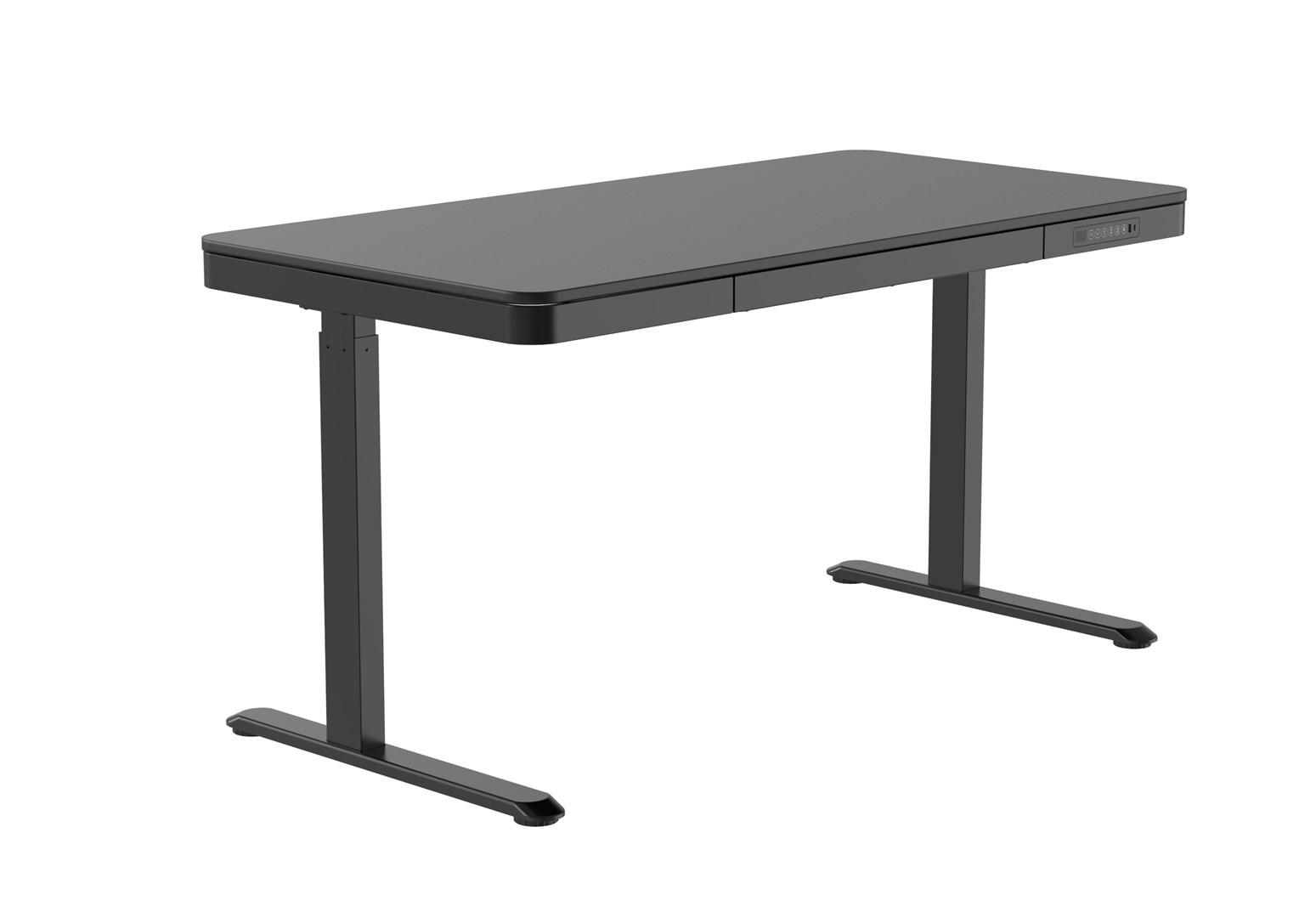 Hæve-sænke skrivebord Activejet 140×70 cm – sort billede