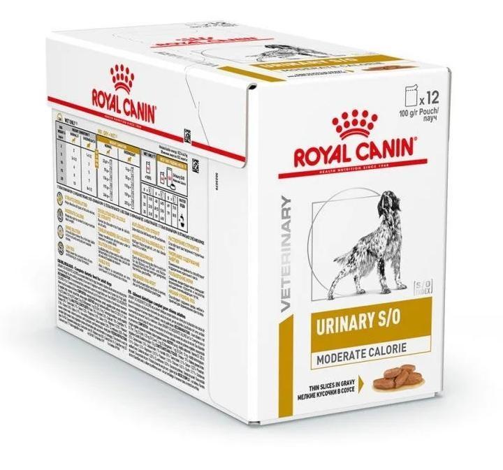 Hundefoder vådfoder Royal Canin Urinary S/O Moderate Calorie – 12 x 100 g billede