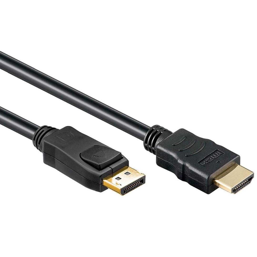 DisplayPort til HDMI kabel – Gembird CC-DP-HDMI-6, blå billede