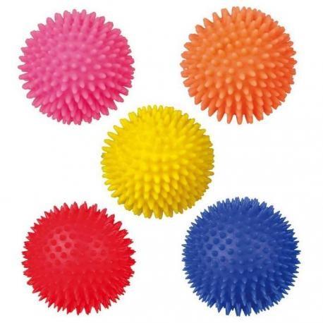 Hundelegetøj bold med piv - TRIXIE Pigget pindsvinebold 7 cm (mix) billede