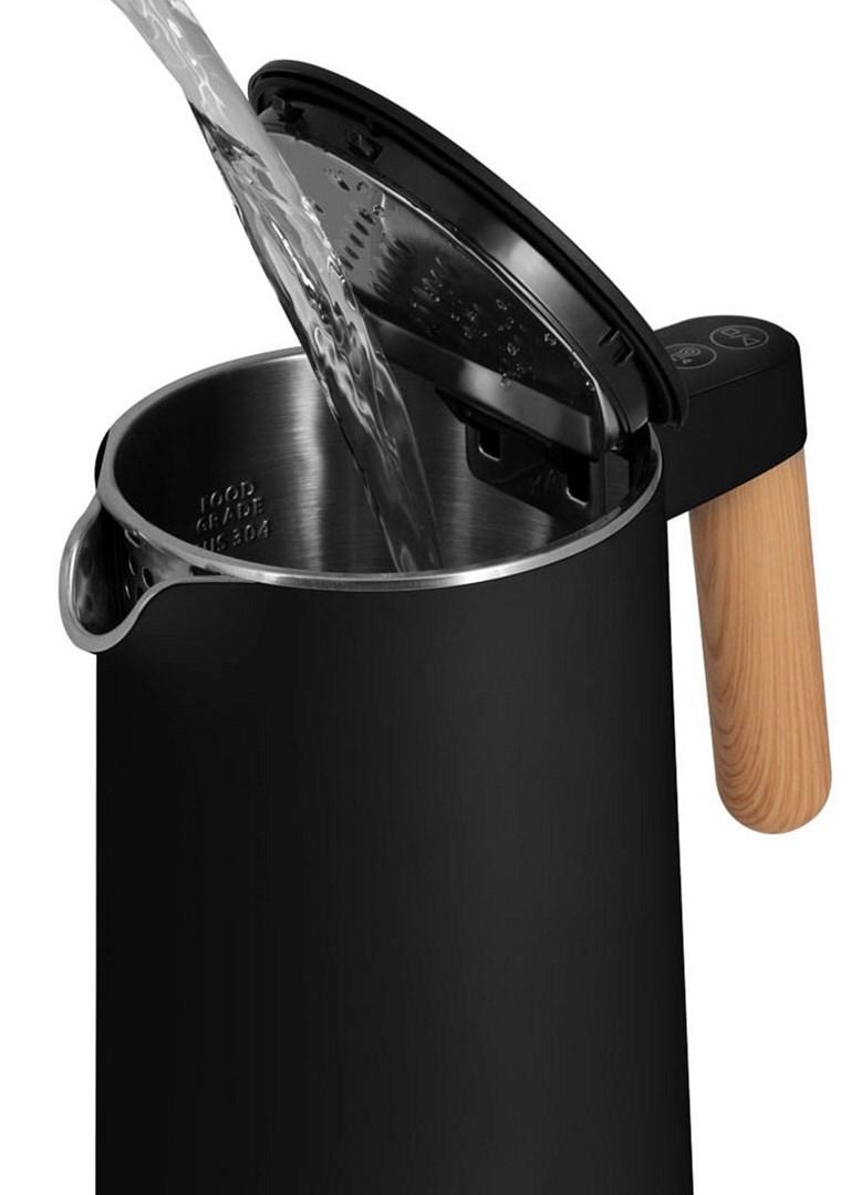 Elkedel CONCEPT Double Wall 1,5 l – sort, 2.200 W billede