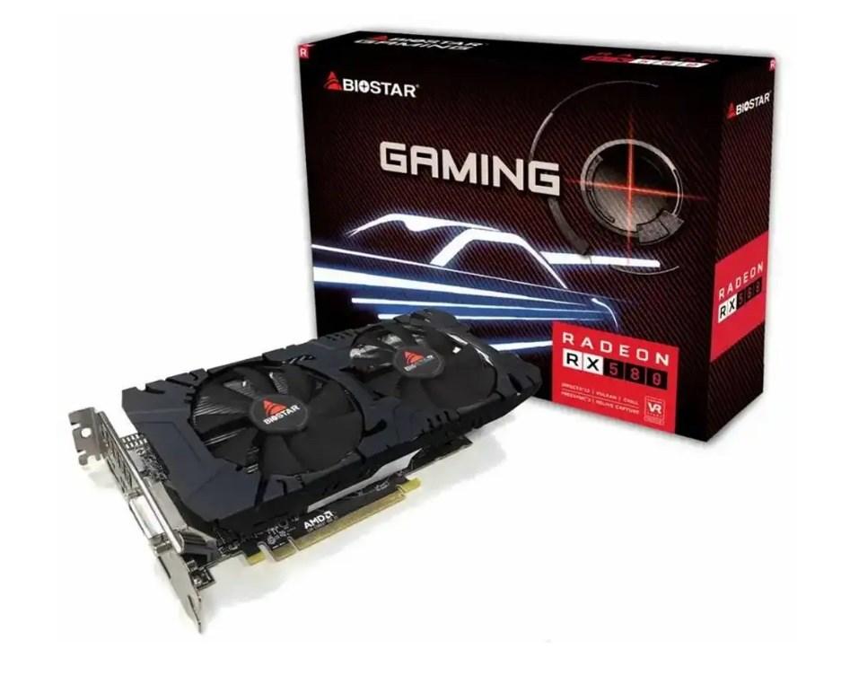 Grafikkort AMD Biostar Radeon RX 580 8 GB GDDR5 billede