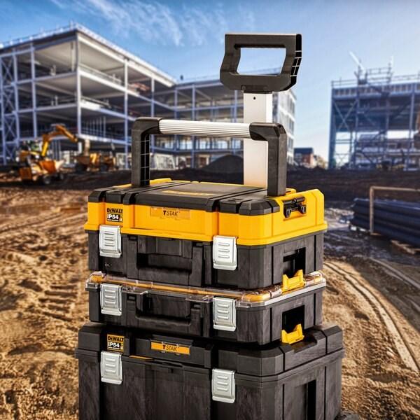 Værktøjskasse til opbevaring - DeWALT DWST83344-1, sort/gul