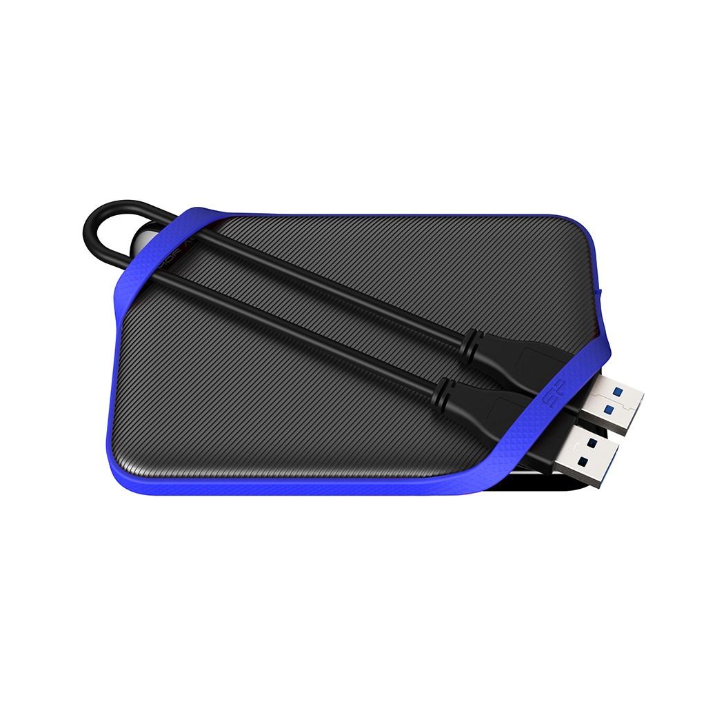 Ekstern harddisk - Silicon Power A62 1 TB, sort/blÃ¥ billede