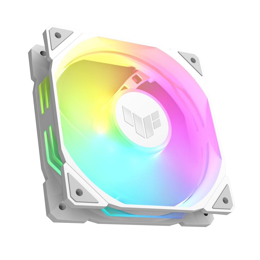 Kabinetventilator ASUS TUF Gaming TR120 ARGB Hvid 3-pak