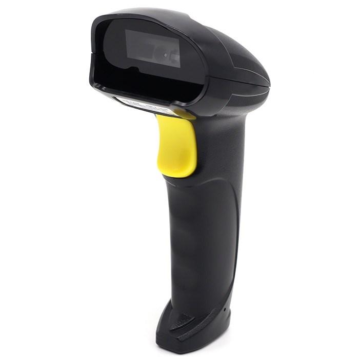 Stregkodescanner Qoltec 1D/2D – sort (USB) billede