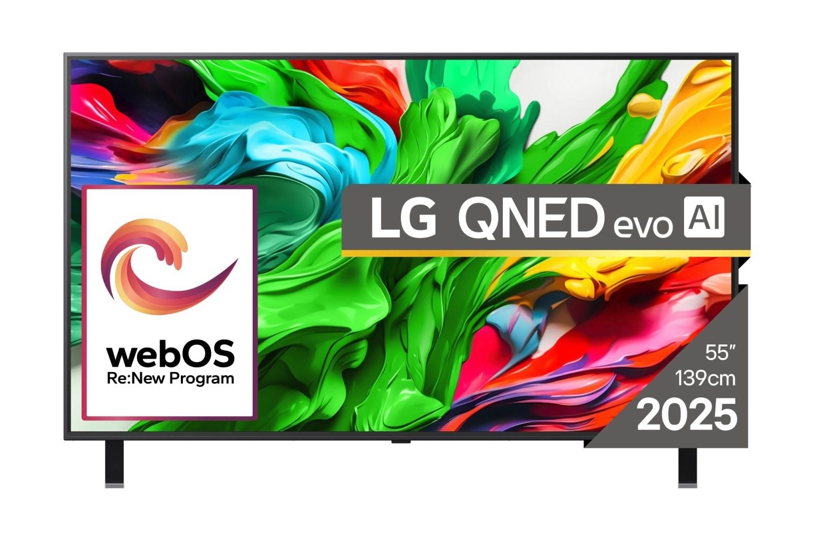 4K Smart TV LG QNED AI 55QNED85A3C 55" (2025) - sort billede