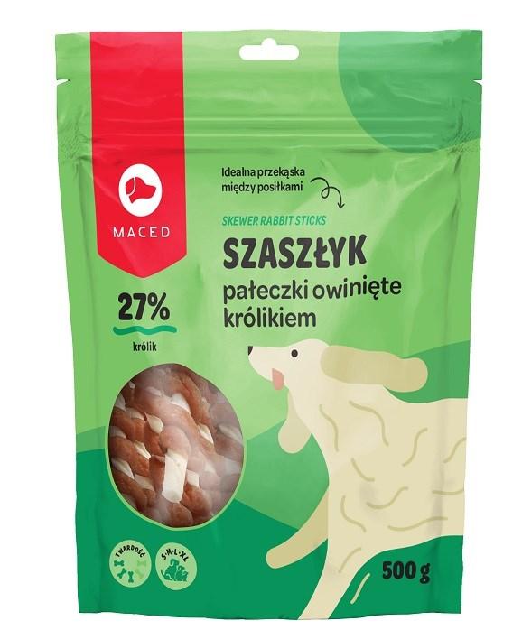 Hundegodbidder tyggepinde med kanin – MACED, 500 g billede