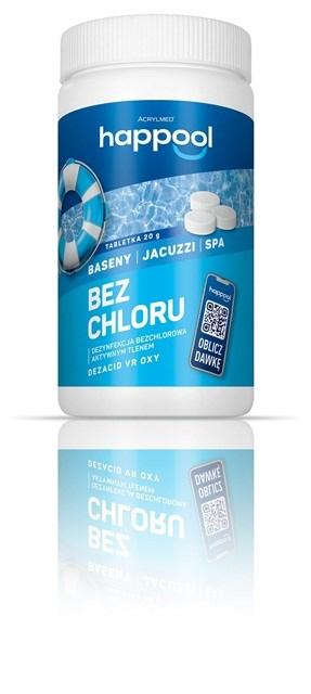 Pool desinfektion uden klor - Acrylmed DEZACID VR OXY tabletter 20 g, 0,4 kg billede
