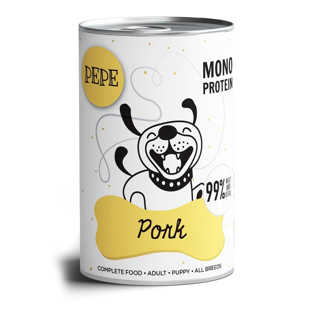 Hundefoder vådfoder PAKA ZWIERZAKA Pepe Pork 400 g billede