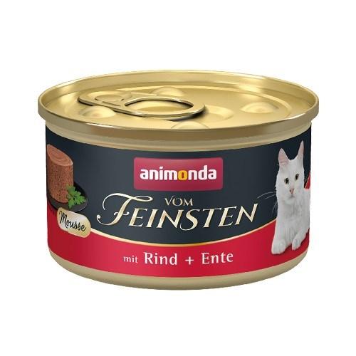 Vådfoder kat – Animonda Vom Feinsten Mousse okse og and, 85 g billede