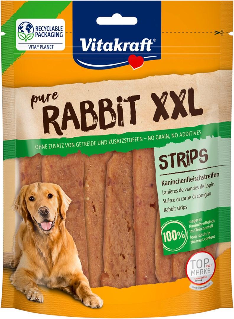 Hundegodbidder Vitakraft Pure Rabbit Strips 250 g billede