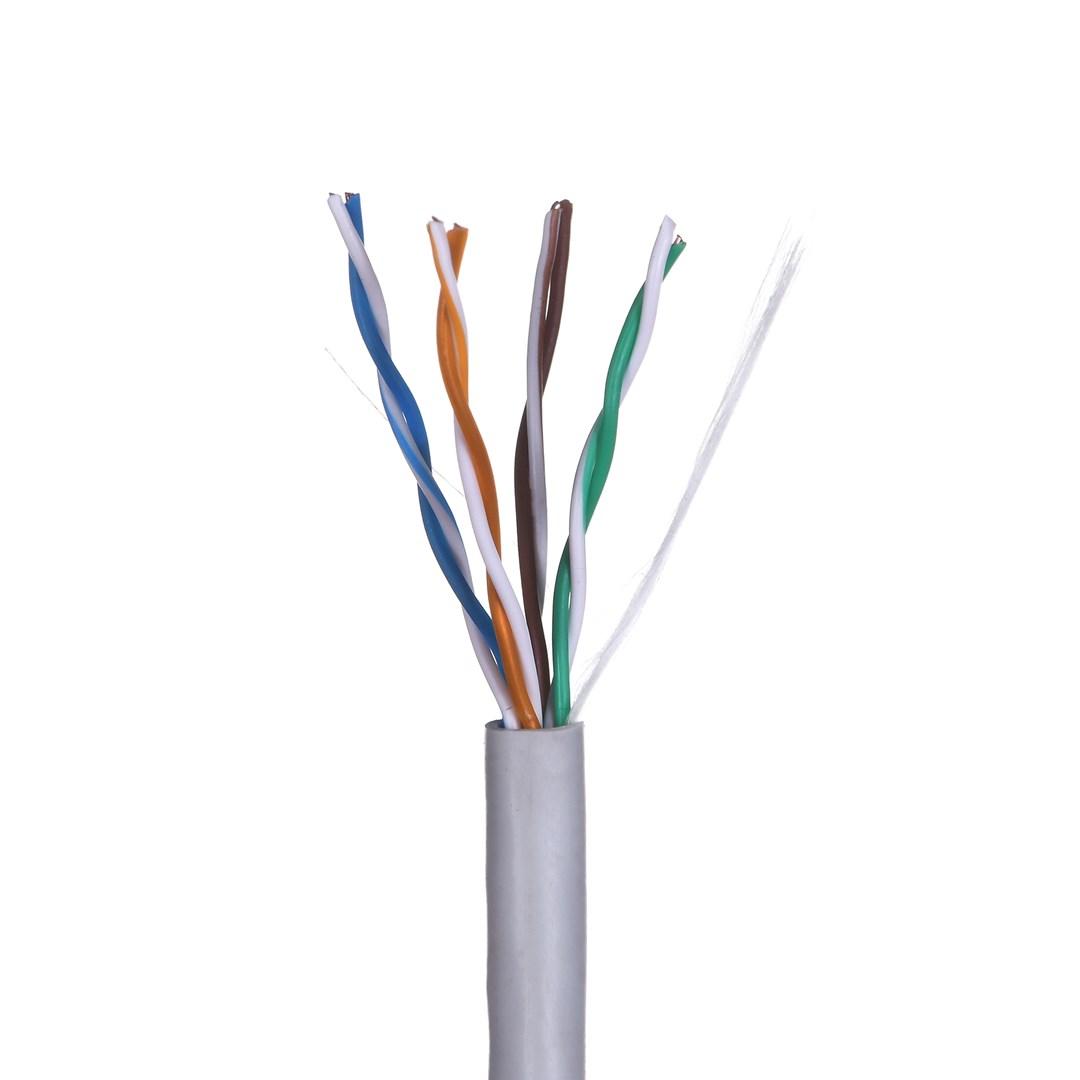 Netværkskabel Cat5e U/UTP 305 m – Q-LANTEC, grå billede