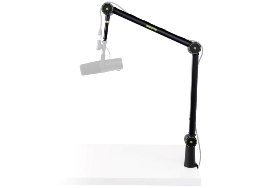 Mikrofonarm til bord - Shure SH-BROADCAST1, sort