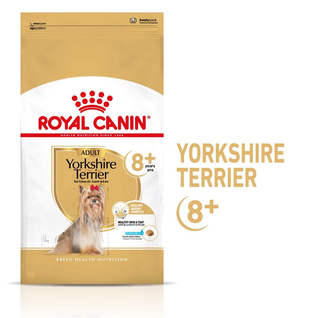 Hundefoder Royal Canin Yorkshire Ageing 8+ tørfoder – 3 kg billede