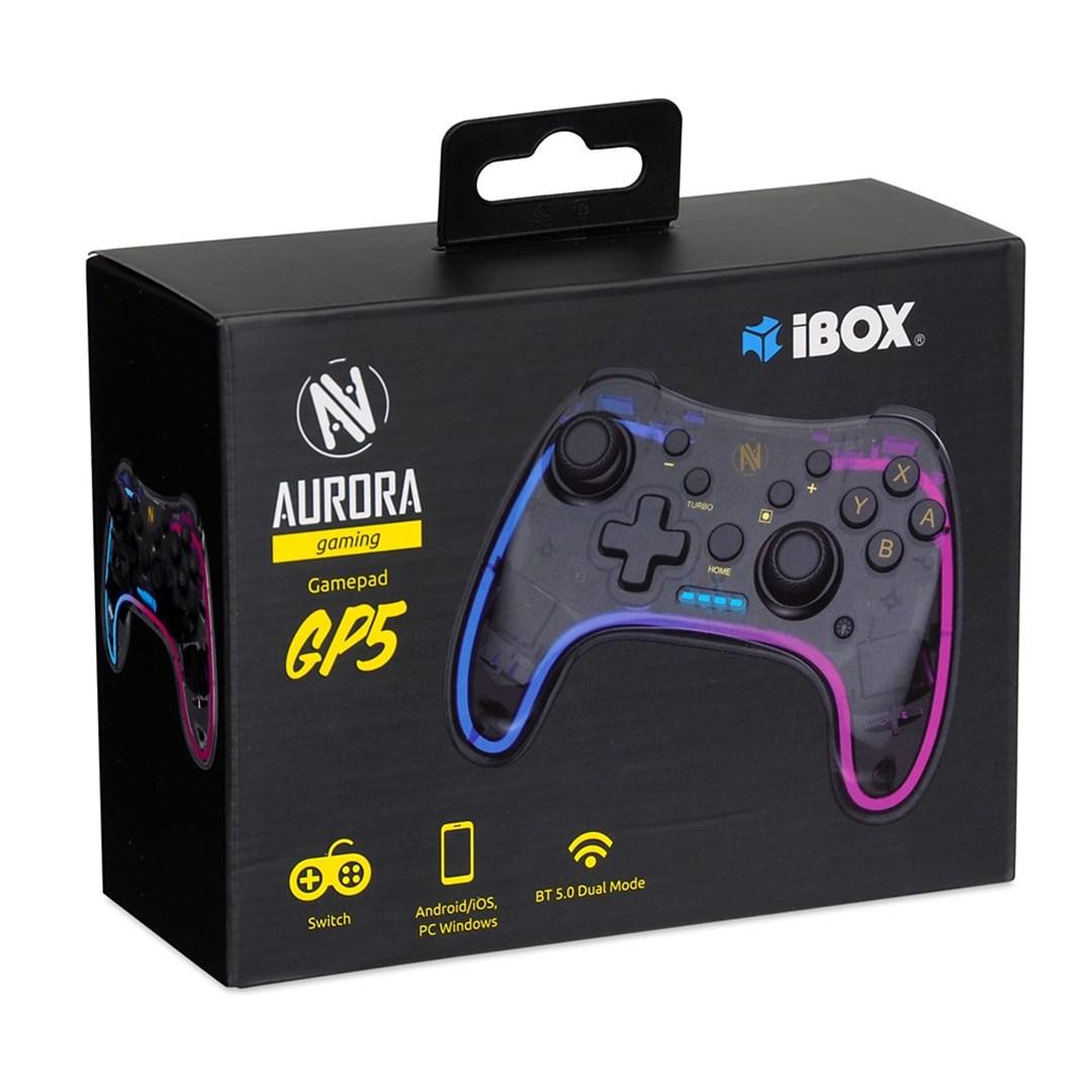 Gamepad trådløs til PC - iBox IGP5 Bluetooth controller, sort billede