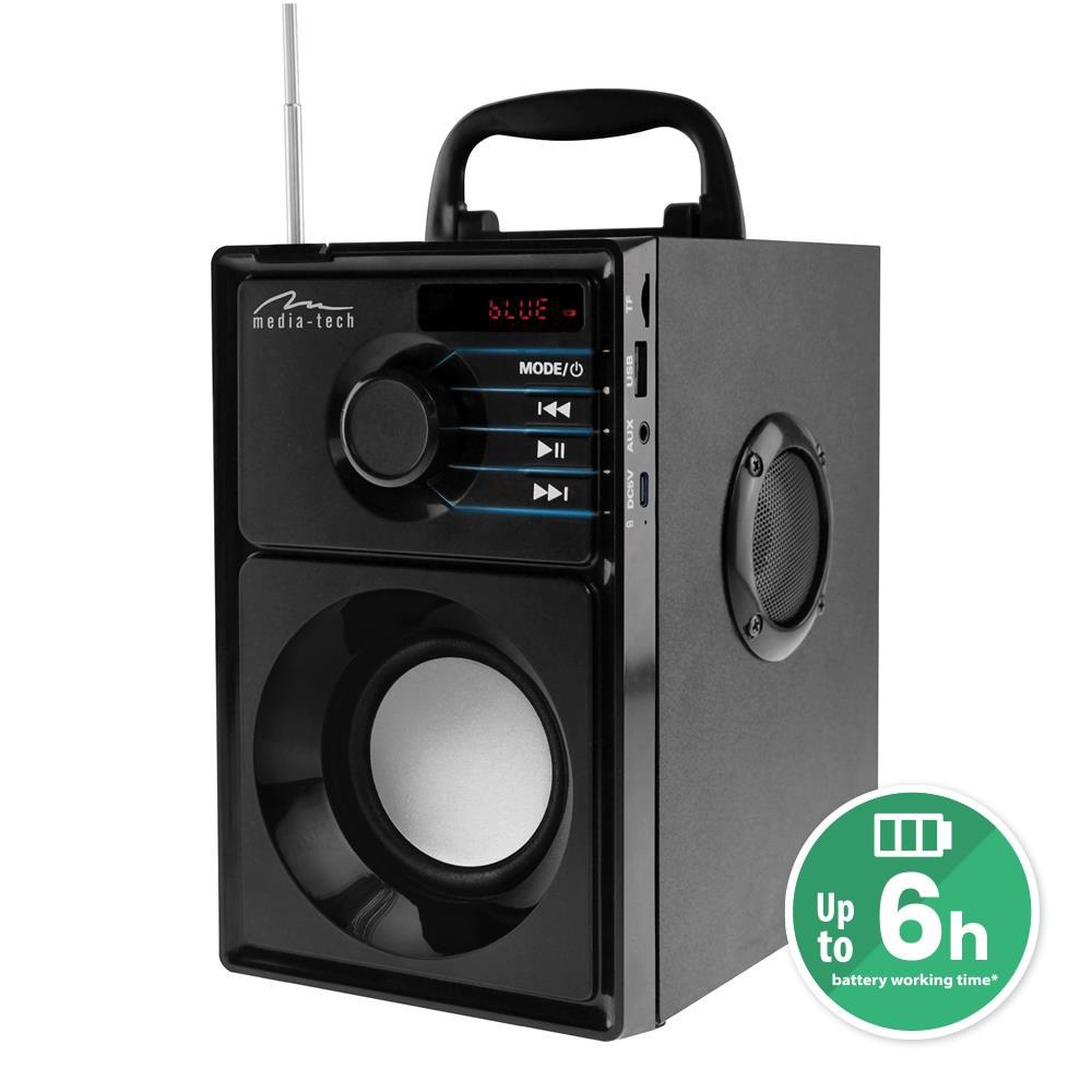 Bluetooth-højtaler Media‑Tech Wireless Boombox MT3179 billede