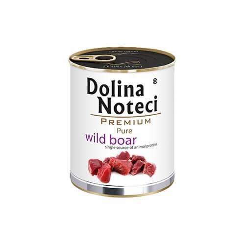 Hundefoder vådfoder Dolina Noteci Premium Pure - vildt/svin - 800 g billede