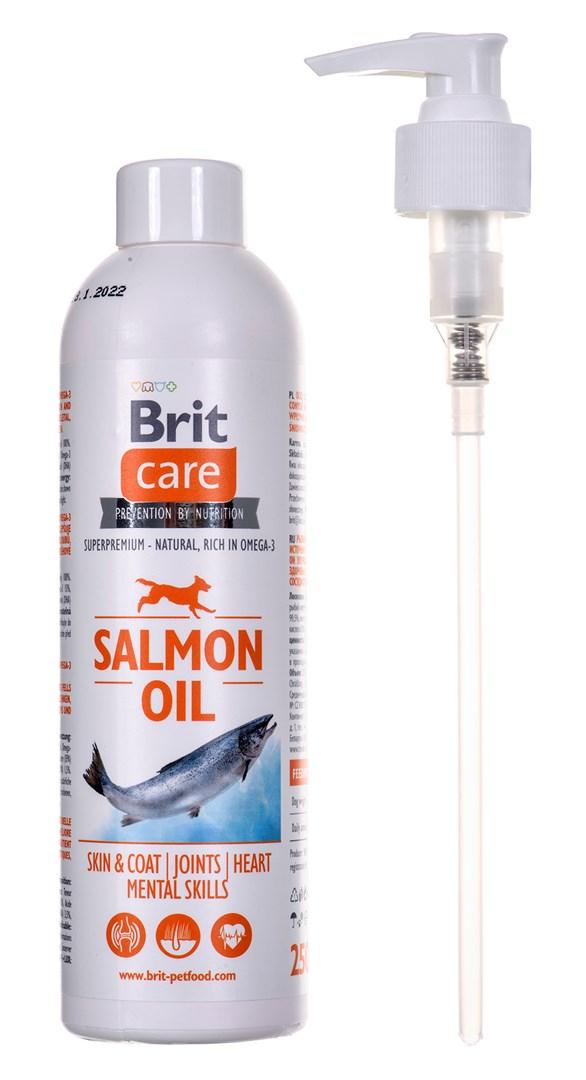 Lakseolie til hund – Brit Care, 250 ml billede