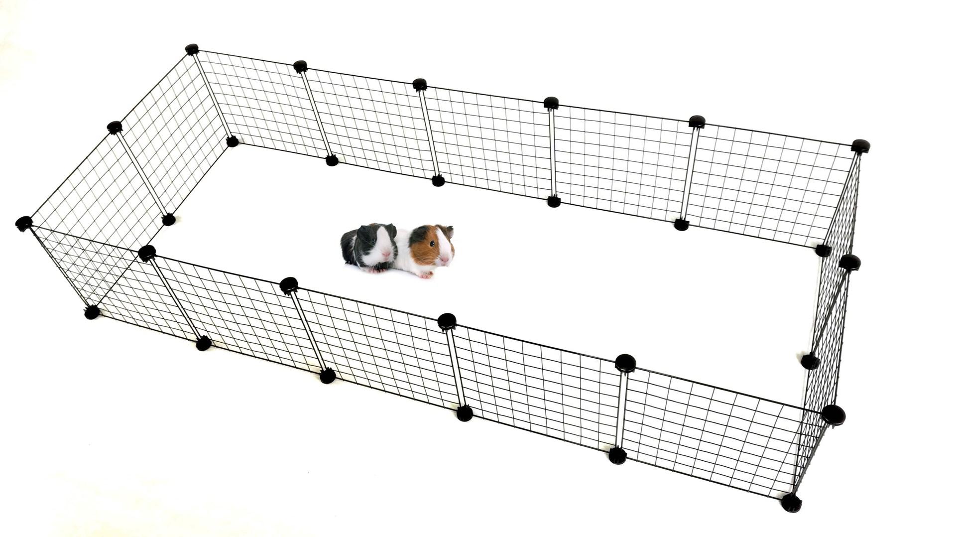 Hundebur/legegård 180 × 75 cm – C&C Modular billede