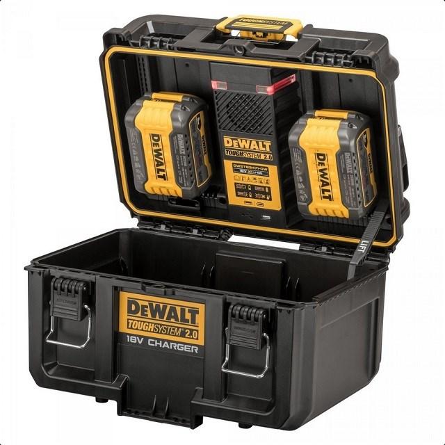 Værktøjskasse-lader 18V DeWALT ToughSystem 2.0 DWST83471 (2x4A)