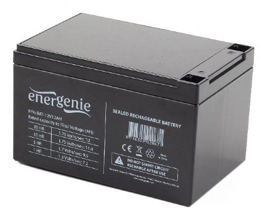 Gembird BAT-12V12AH UPS-batteri, forseglet blysyrebatteri (VRLA) 12 V 12 Ah, sort