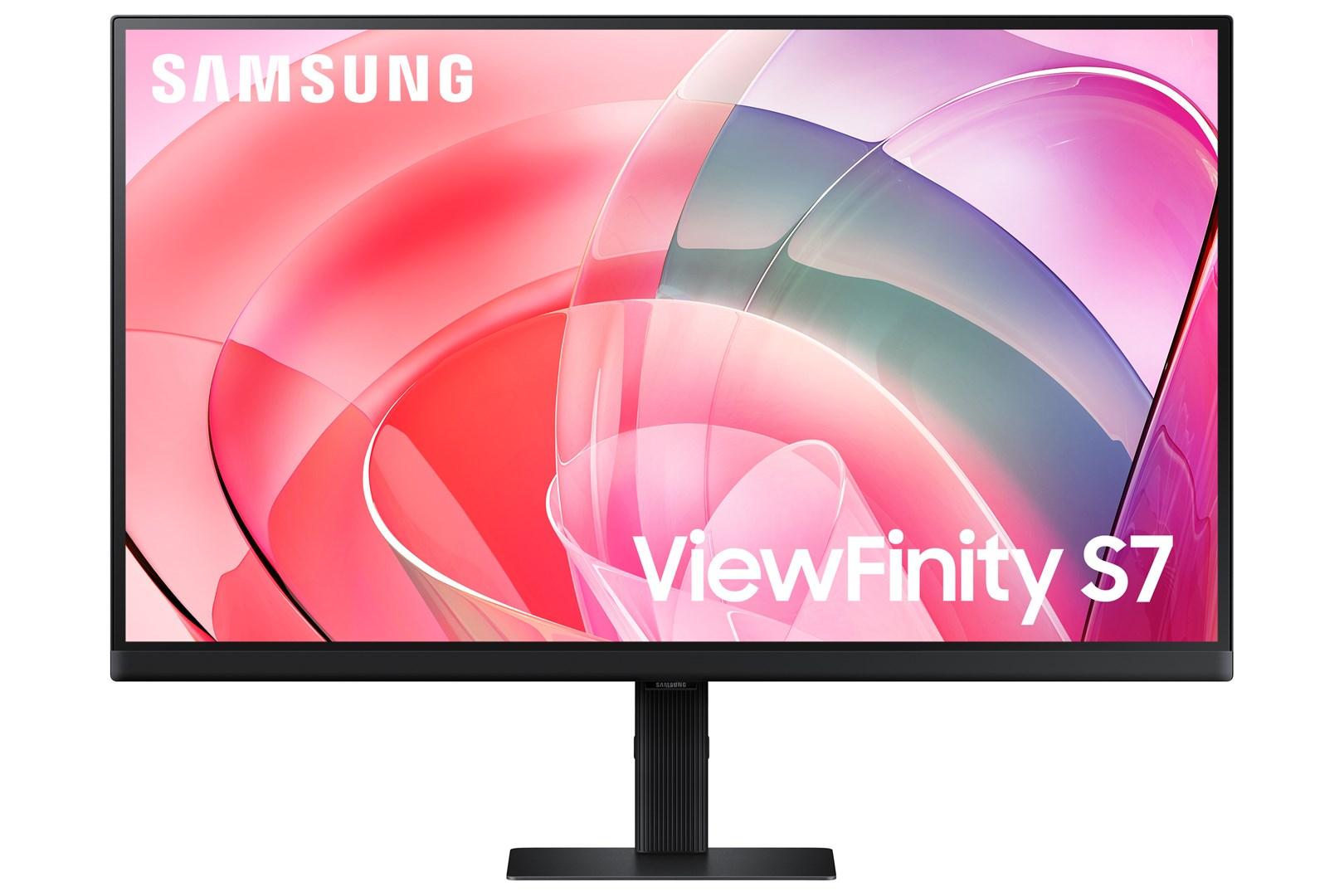 27" 4K monitor - Samsung ViewFinity S7 (S70D), IPS, sort