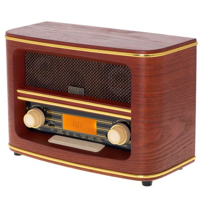 Retro radio Adler AD 1187 med Bluetooth og FM billede