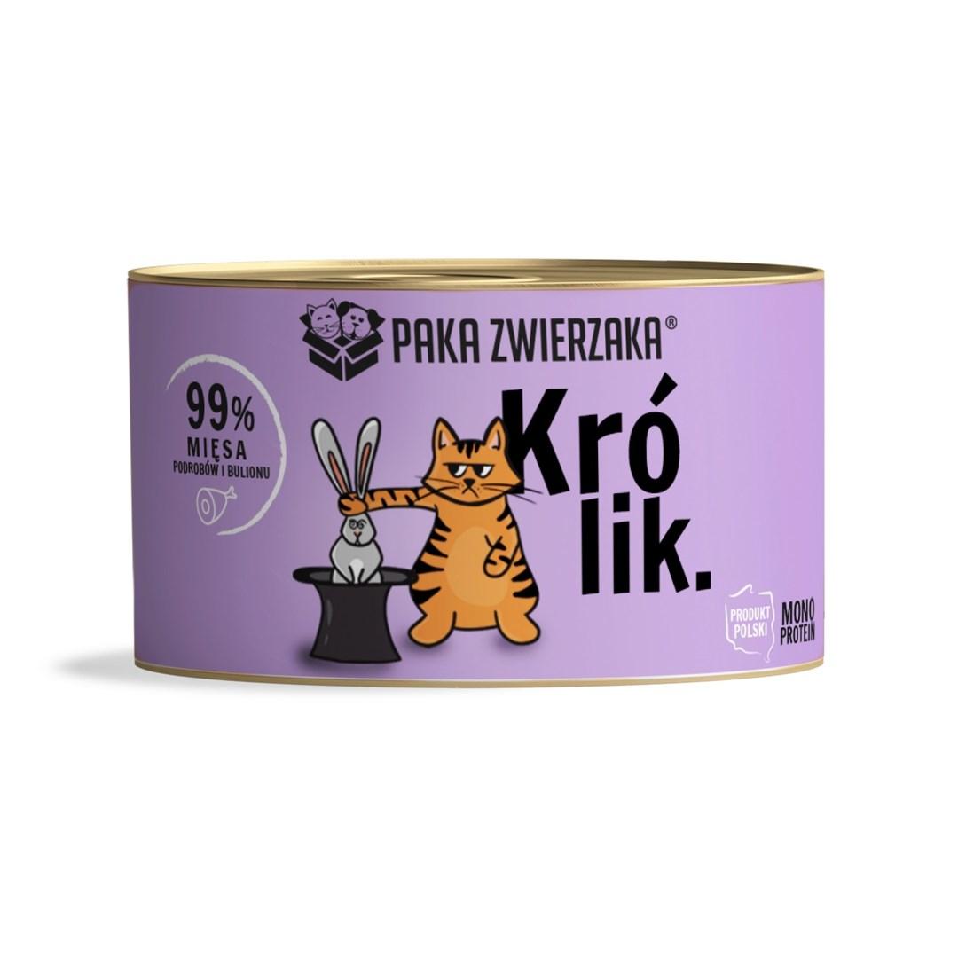 Vådfoder til kat – PAKA ZWIERZAKA Kanin 200 g billede