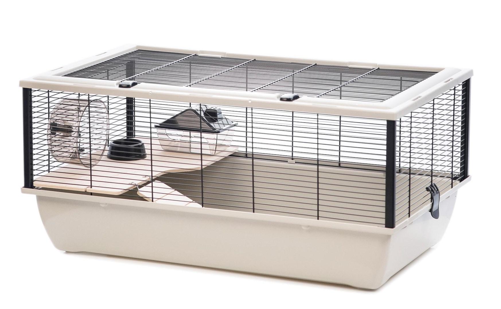 Hamsterbur INTER-ZOO Bob + Wood, beige billede