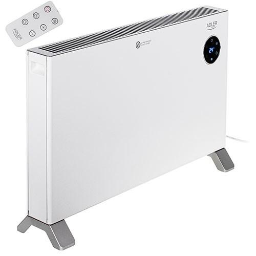 Konvektionsradiator Adler AD 7752 med LCD og fjernbetjening – Hvid billede
