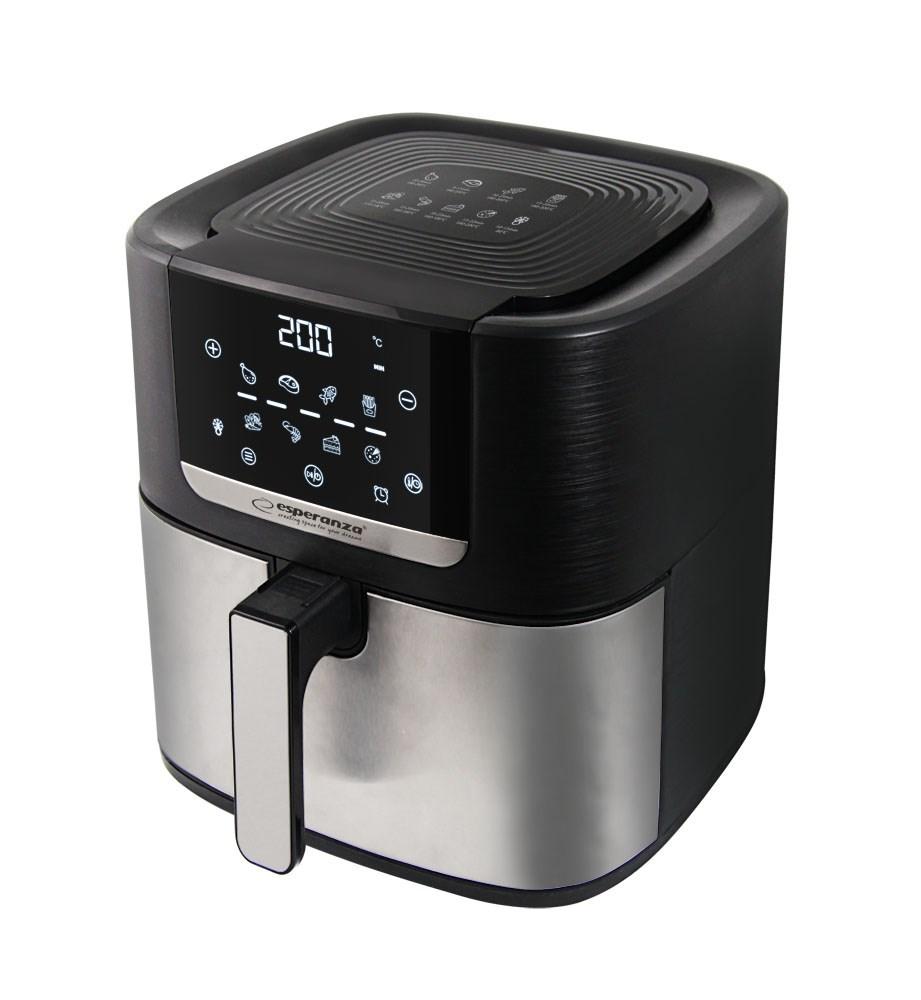 Airfryer Esperanza 8 l - 1700 W, rustfrit stål billede