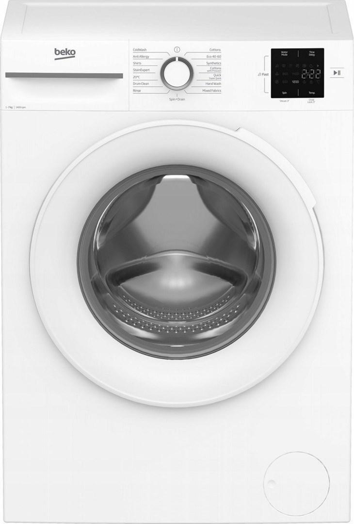Vaskemaskine frontbetjent Beko 7 kg - BM1WFU37225WW billede