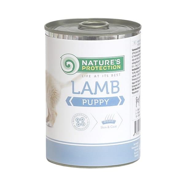 Hundefoder vådfoder til hvalpe – Nature's Protection Lamb, 400 g billede