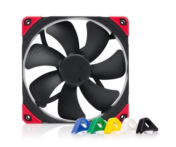 Kabinetblæser 140 mm Noctua NF-A14 PWM chromax.black.swap