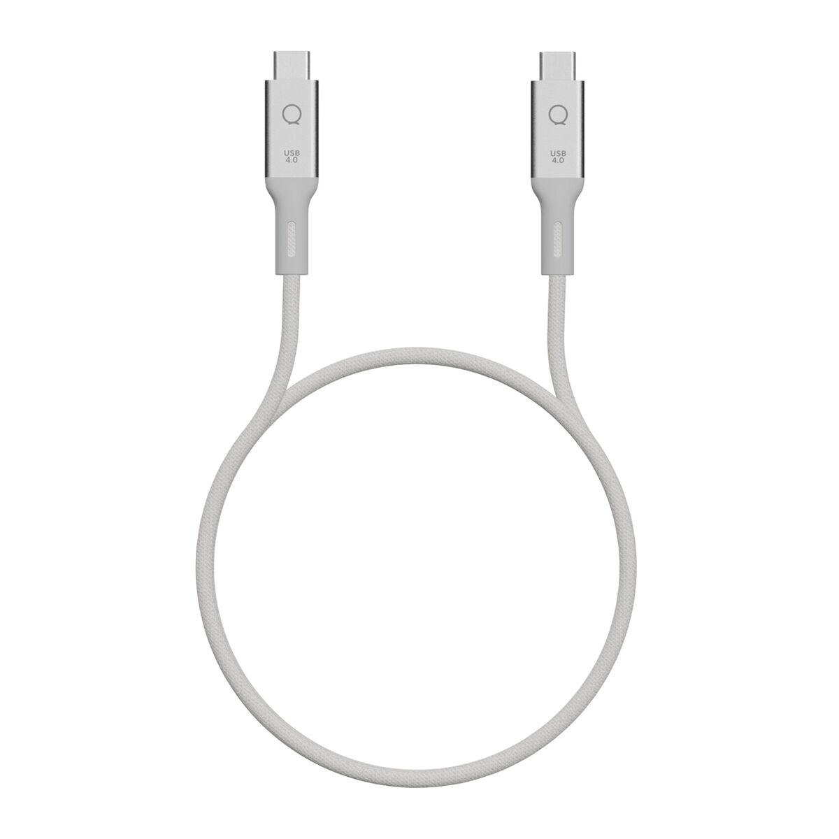 USB-C kabel Linq Byelements - hvid, 1 m billede