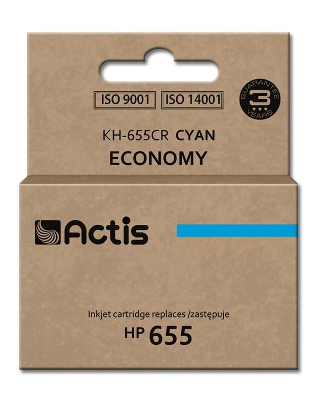 Blækpatron til HP 655 - Actis KH-655CR, cyan, 12 ml billede