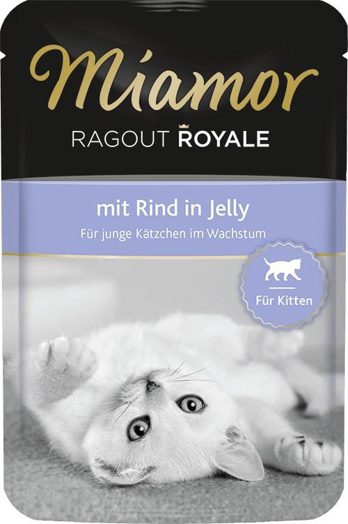 Vådfoder til kat – Miamor Ragout Royale okse, 100 g billede