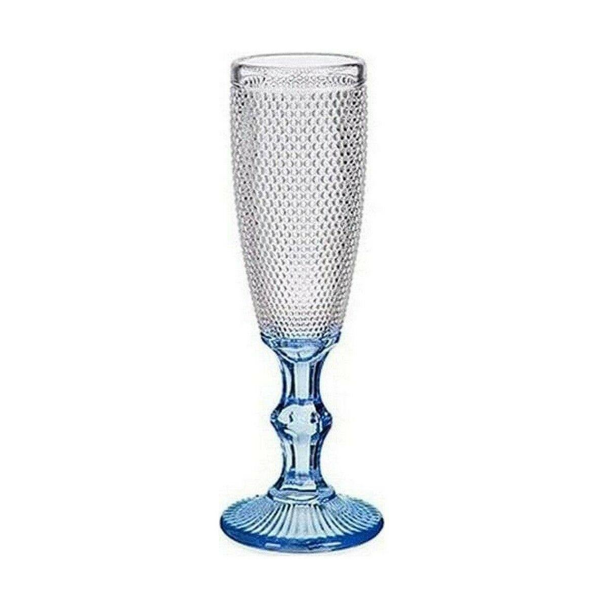 Champagneglas Vivalto koboltblå 180 ml billede