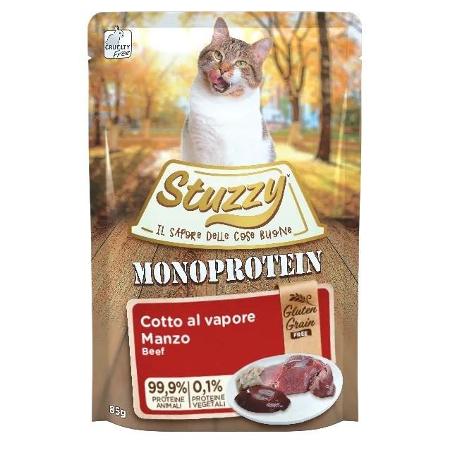 Vådfoder til kat – Stuzzy Monoprotein Okse, 85 g billede