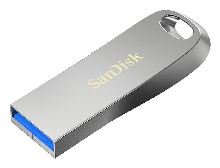 SanDisk Ultra Luxe USB-flashdrev 256 GB USB Type-A 3.2 Gen 1 - Sølv, 150 MB/s