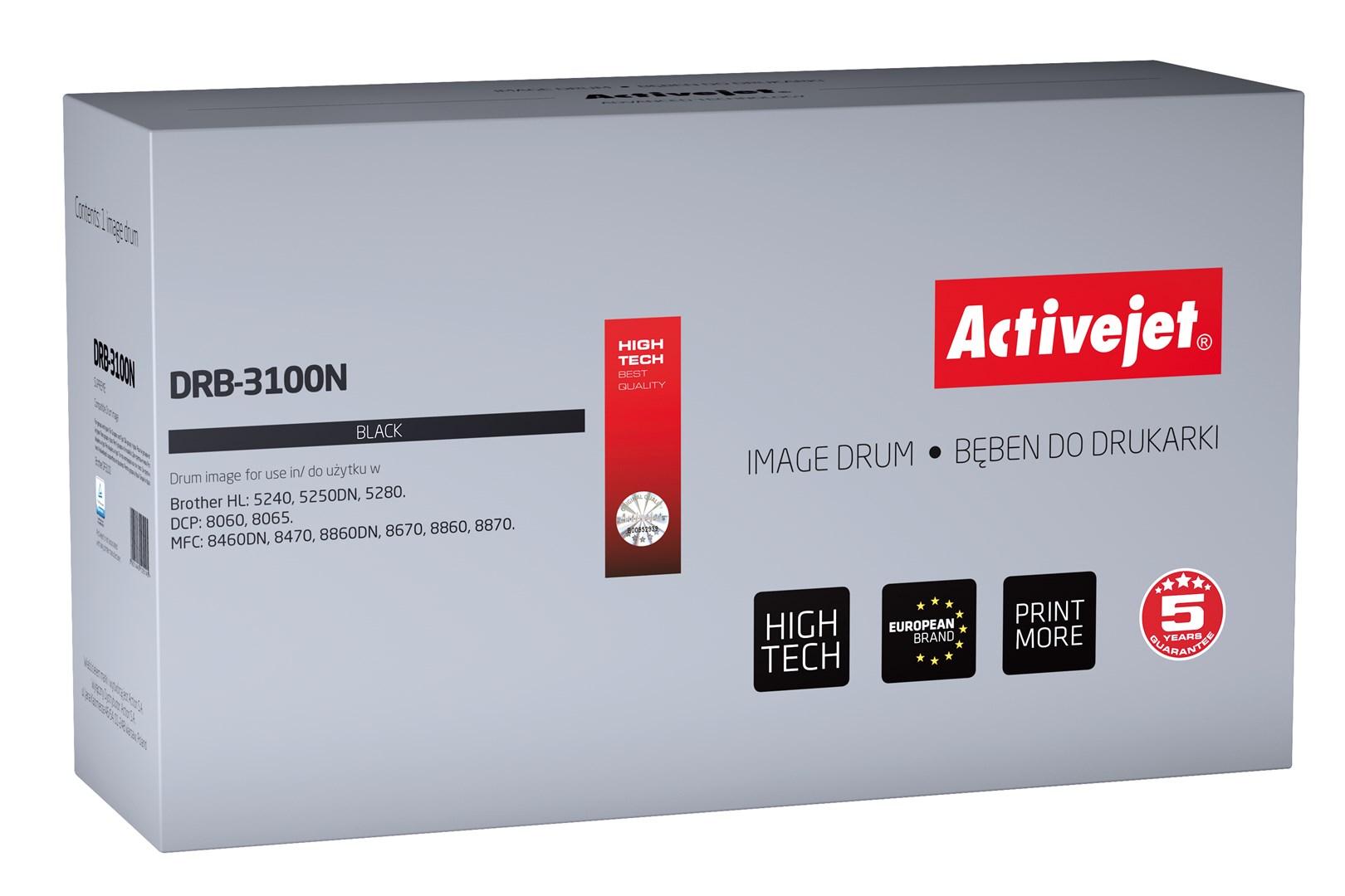 Billedtromle til laserprinter Activejet DRB-3100N - erstatter Brother DR-3100, sort, 25.000 sider billede