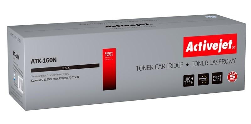 Toner til laserprinter Activejet ATK-160N – sort, kompatibel med Kyocera TK-160, 2.500 sider billede