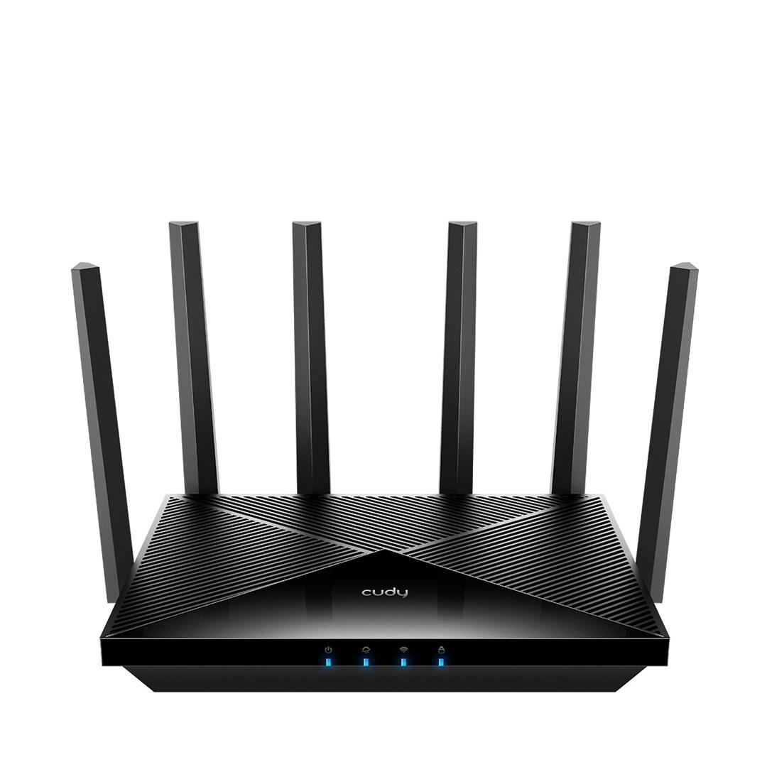 Wi‑Fi router CUDY WR6500H – 2,5G Wi‑Fi 7 dual‑band billede