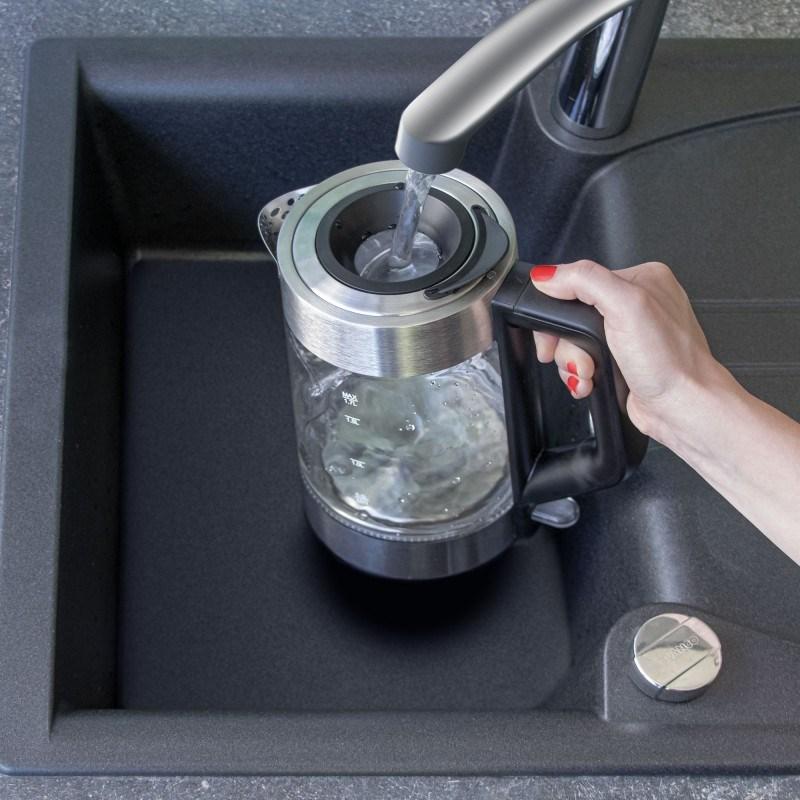 Elkedel i glas 1,7 l - Proficook PC-WKS 1190 G billede