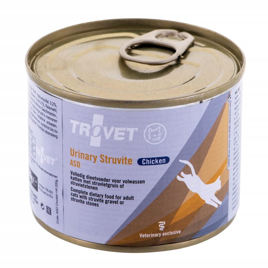 Kattemad vådfoder TROVET ASD Urinary Struvite kylling – 200 g billede
